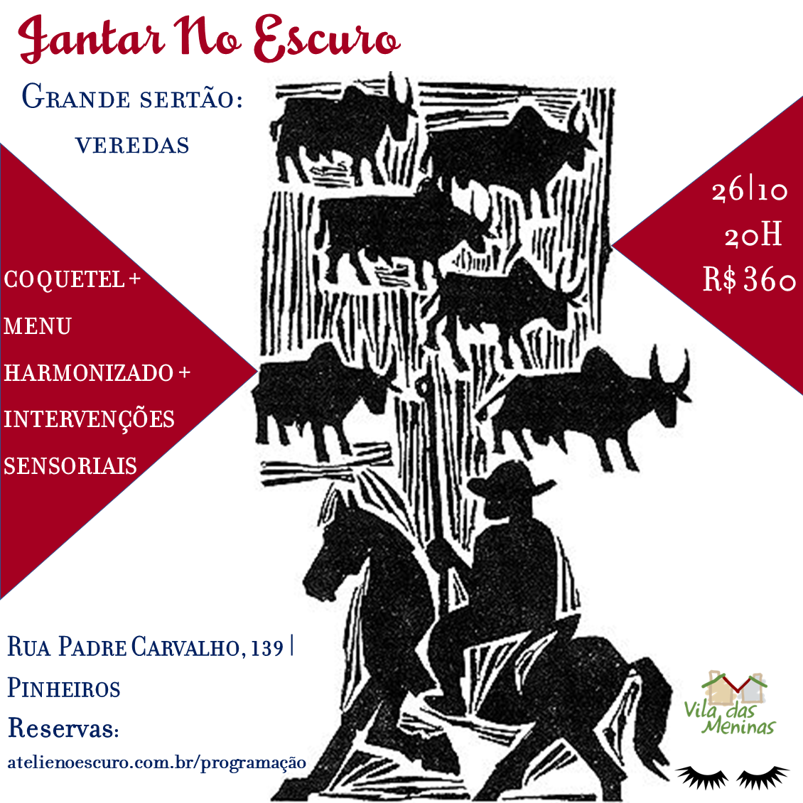 Jantar no Escuro | Grande Sertão Veredas | OUT 2022